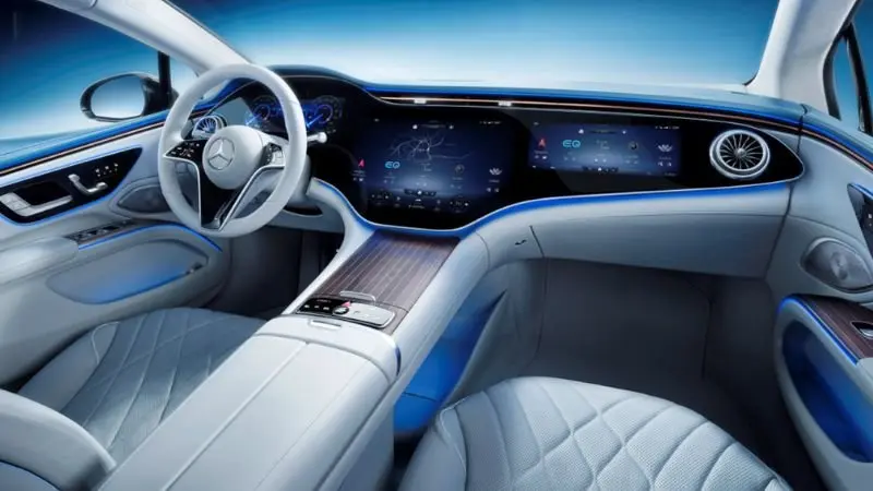 Nội thất sang trọng của Mercedes-Benz EQS 8