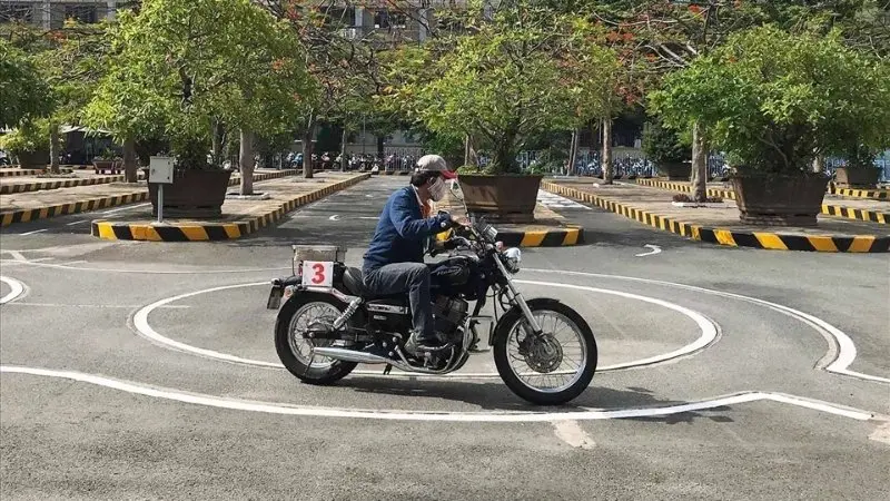 Quy trình thi bằng lái xe A2 Quy trình thi bằng lái xe A2