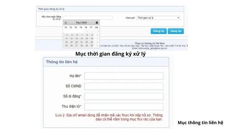 Bước 3: Nhập thông tin hồ sơ cấp đổi giấy phép lái xe qua mạng Bước 3: Nhập thông tin hồ sơ cấp đổi giấy phép lái xe qua mạng