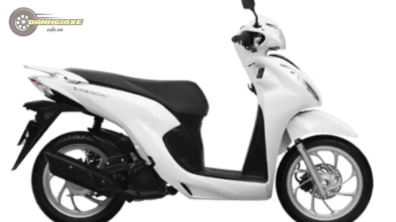 Honda Vision trắng đen