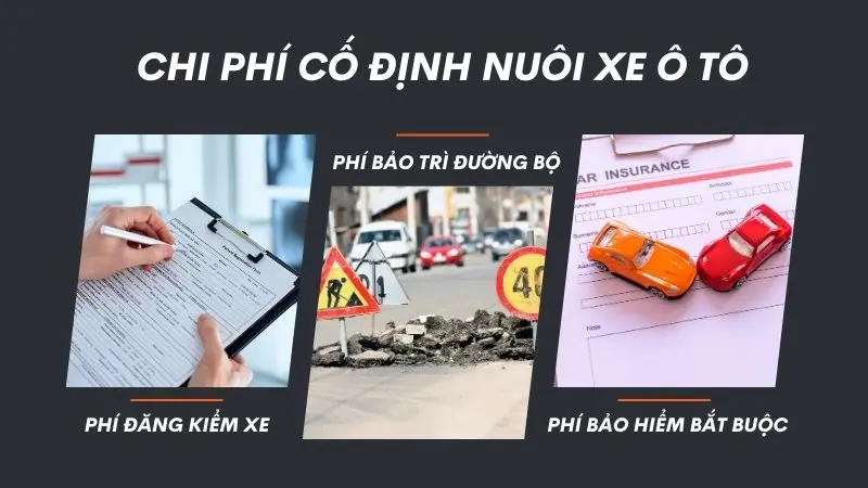 Chi phí cố định nuôi xe ô tô Chi phí cố định nuôi xe ô tô