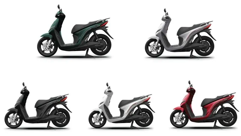 Bảng màu xe VinFast Feliz S