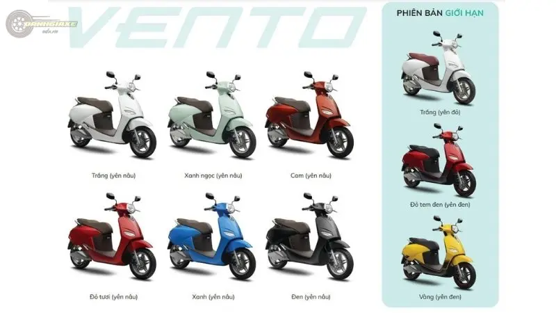 Bảng màu xe VinFast Vento Bảng màu xe VinFast Vento