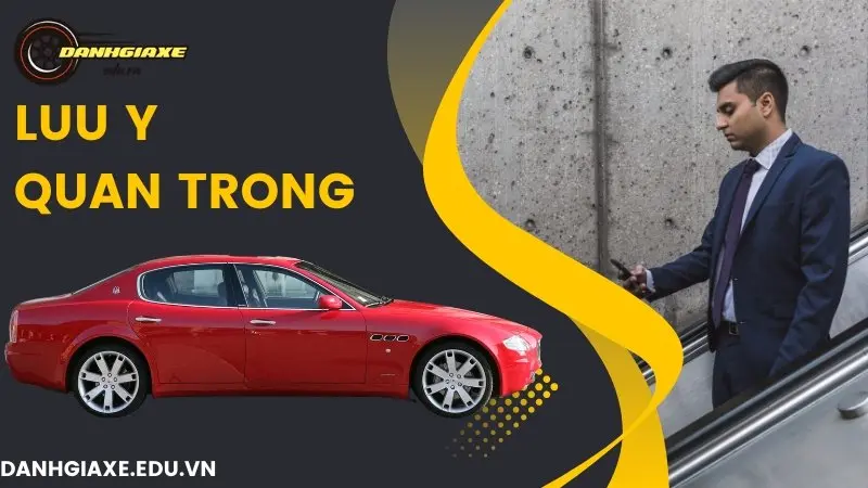 Lưu ý quan trọng 