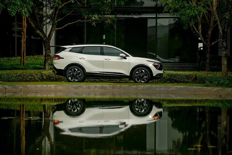 Mãn nhãn với ảnh xe Kia Sportageo với góc nhìn đa chiều 15