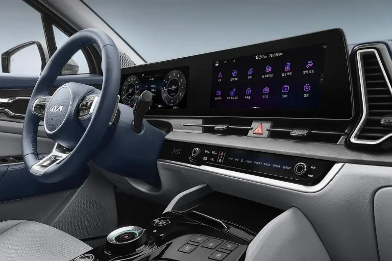 Nội thất sang trọng của dòng xe Kia Sportageo 1