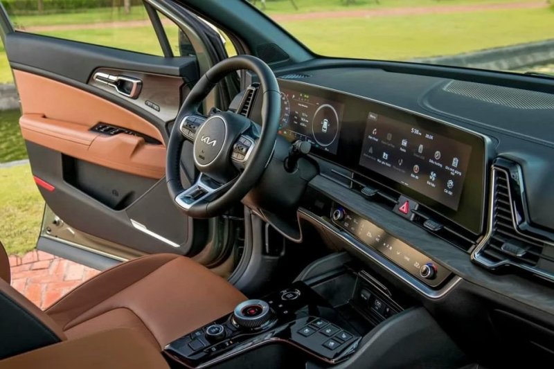 Nội thất sang trọng của dòng xe Kia Sportageo 3