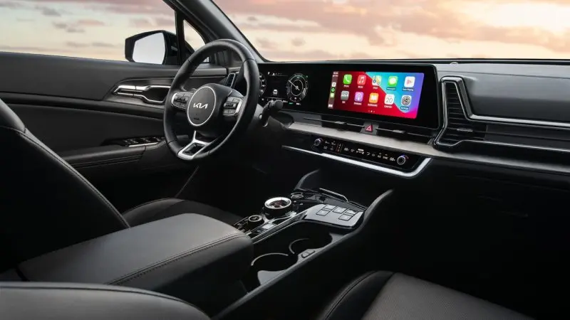 Nội thất sang trọng của dòng xe Kia Sportageo 13