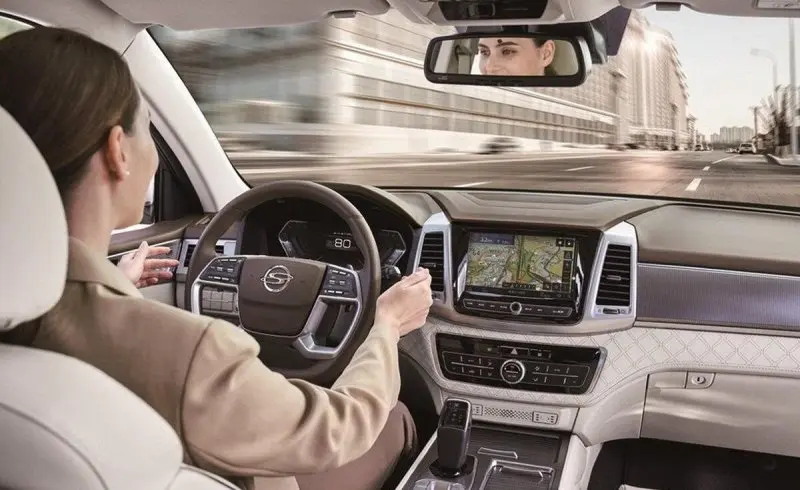 Tải hình ảnh xe Ssangyong Rexton nội thất cao cấp 21