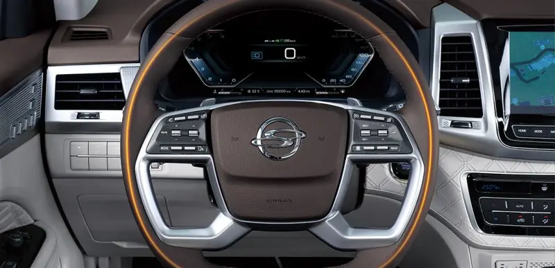 Tải hình ảnh xe Ssangyong Rexton nội thất cao cấp 23