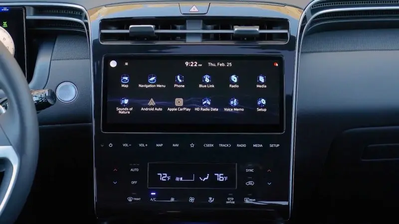 Chi tiết nội thất sang trọng của xe Hyundai Santa Cruz 12