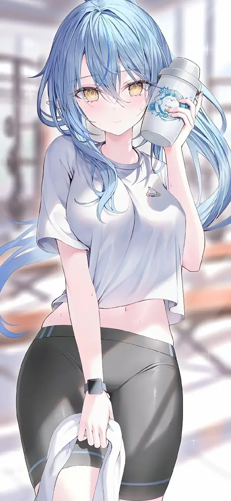 Tận hưởng hình anime gái dễ thương với nụ cười ngọt ngào