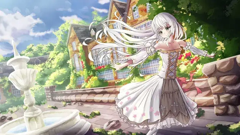 Hình nền cô gái anime tinh tế và đáng yêu