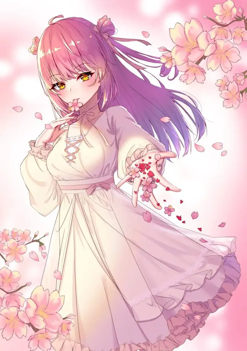 Ảnh anime gái dễ thương cute đáng yêu