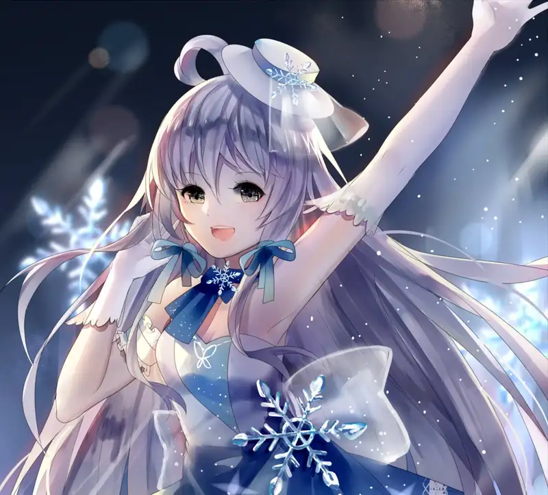 Ảnh anime cô gái đeo kính thời trang