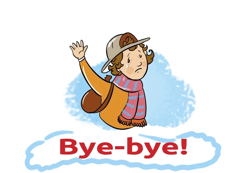 Goodbye meme gif dễ thương và vui nhộn.