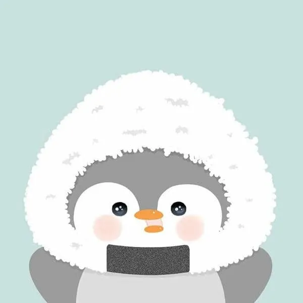 Hãy tải ngay chibi avatar cánh cụt cute dễ thương cho ảnh đại diện