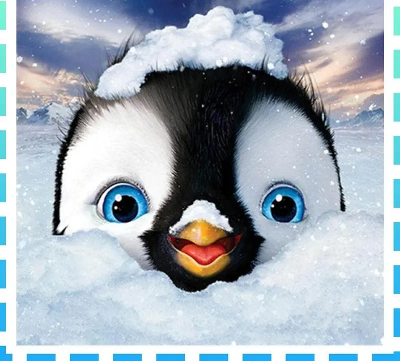 Ngắm nhìn hình ảnh độc lạ từ chim cánh cụt xanh