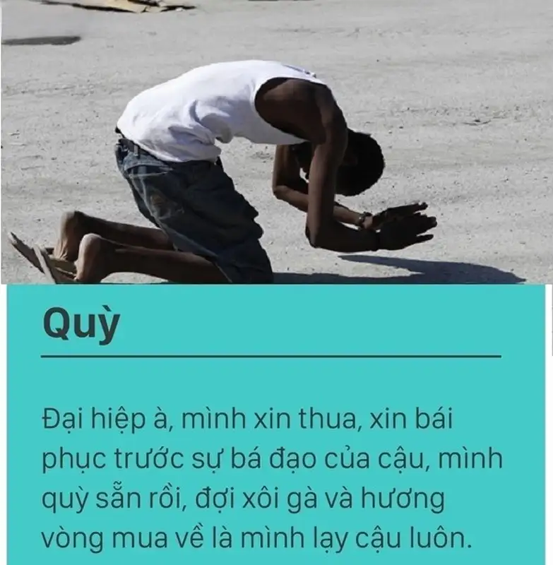 Vái lạy meme này thể hiện sự ngọt ngào và dễ thương, rất đáng yêu.