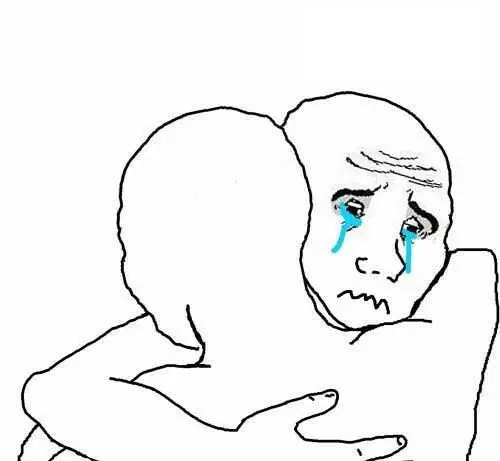 Sadboy meme này thể hiện sự đau buồn đầy vẻ cô đơn và suy tư.