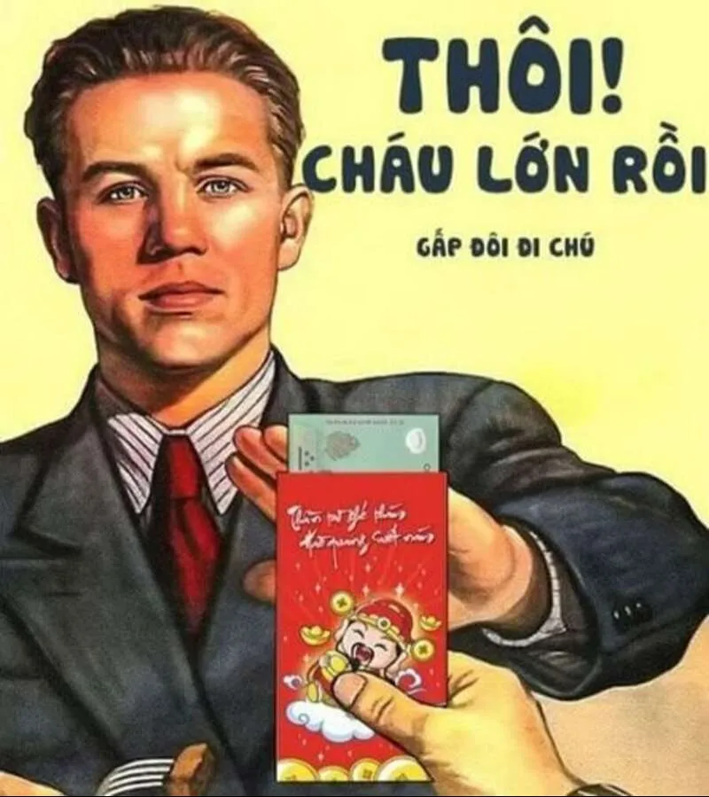 Ảnh avatar tết meme đáng yêu, thêm phần sinh động cho ngày Tết.