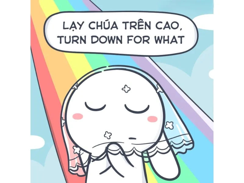 Hình thỏ bảy màu meme ngộ nghĩnh và đáng yêu. Hình thỏ bảy màu meme ngộ nghĩnh và đáng yêu.