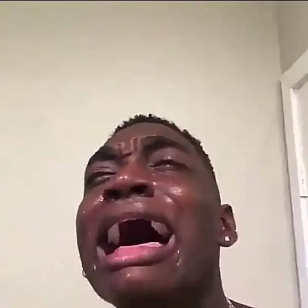 Meme da đen tóc ngắn hài hước khiến ai cũng bật cười.