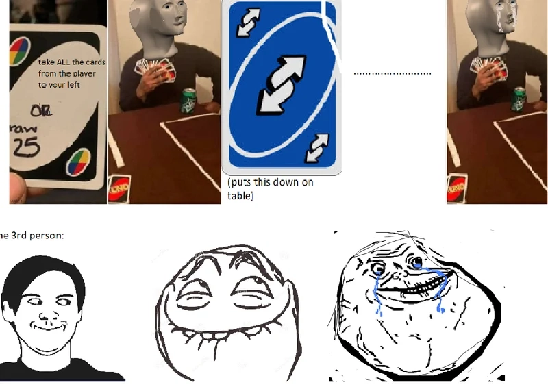 Bài uno hoán đổi meme mang đến những khoảnh khắc đầy bất ngờ và vui nhộn.