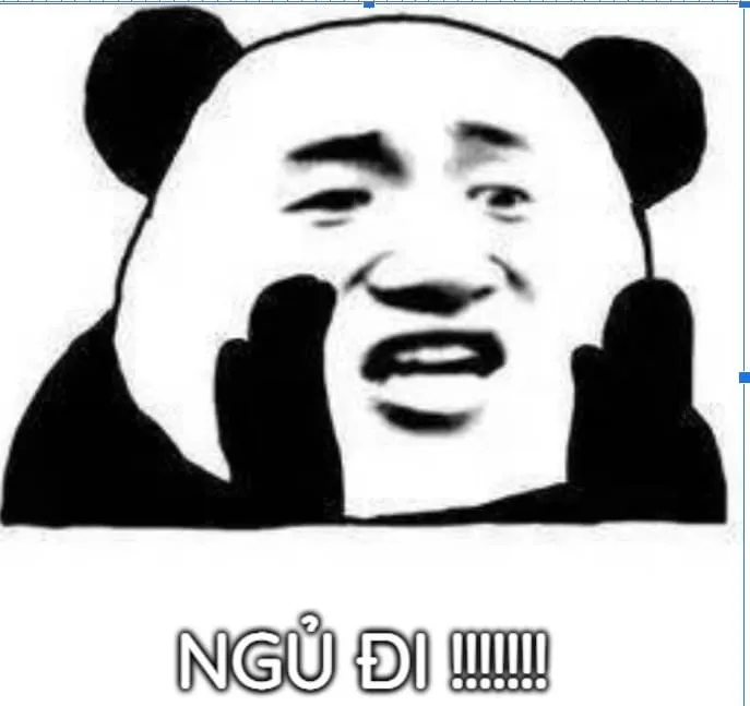 Ảnh chúc ngủ ngon meme độc đáo và đáng yêu.