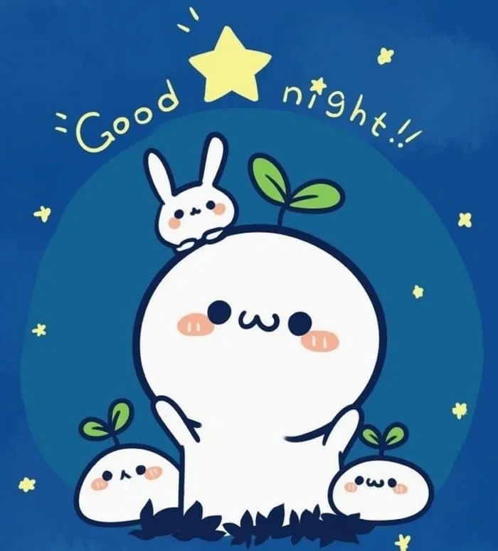 Chúc ngủ ngon meme cute siêu dễ thương, gây ấn tượng.