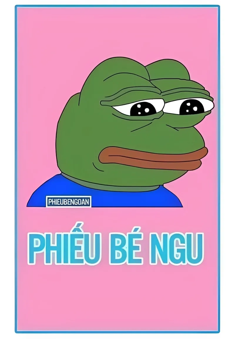 Phiếu bé ngu meme khiến bạn chỉ biết bật cười trước sự đáng yêu và hài hước.