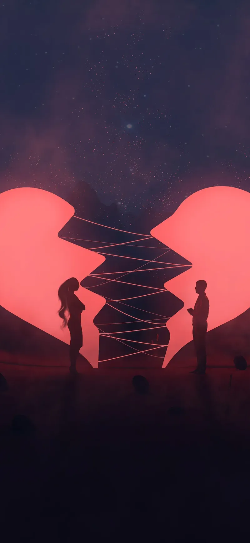 Hình nền thất tình buồn cho tâm trạng lặng lẽ