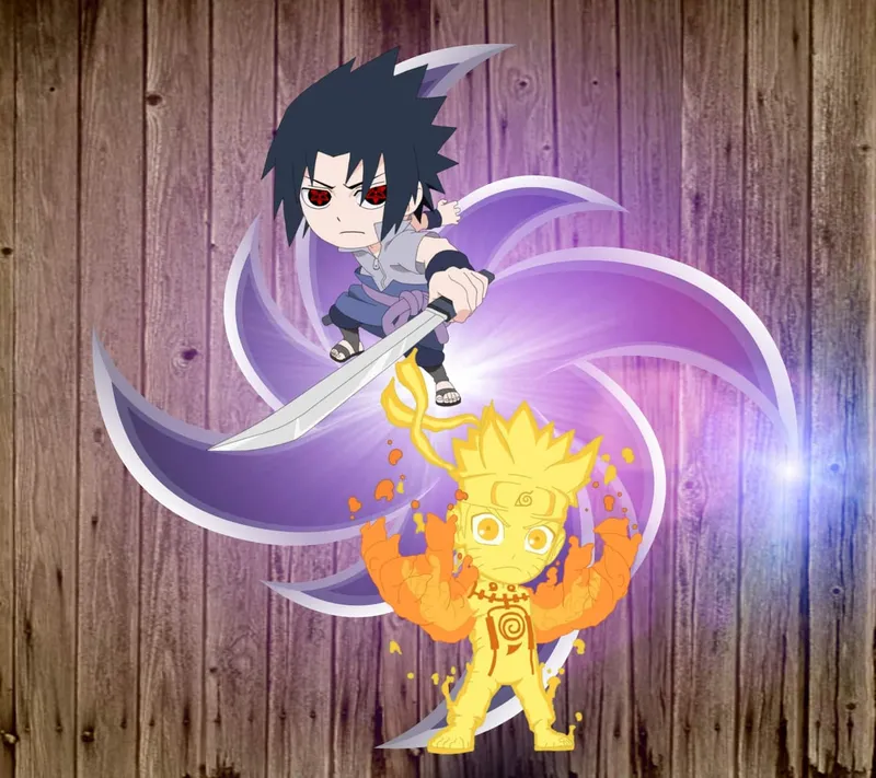 Các nhân vật trong Naruto chibi dễ thương đáng yêu