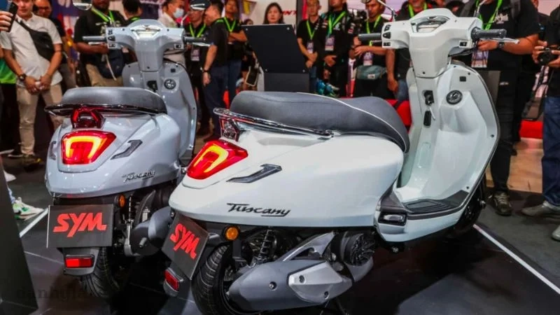 Xe ga Sym Tuscany được đnáh giá cao trên thị tường