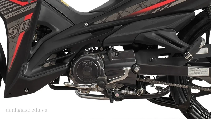 SYM Galaxy 50 có động cơ bền bỉ