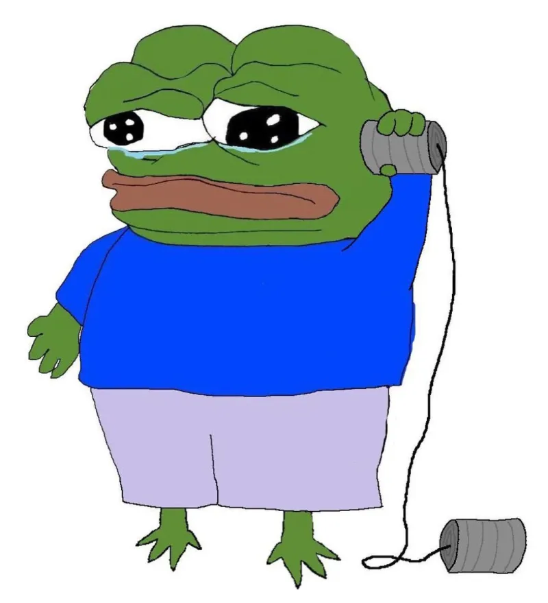 Meme con ếch bịt mồm ẩn ý cực sâu sắc.