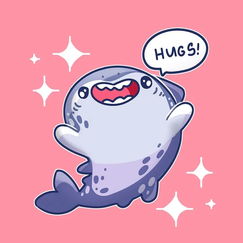 Cá mập qq dễ thương nhưng cũng đầy bí ẩn.