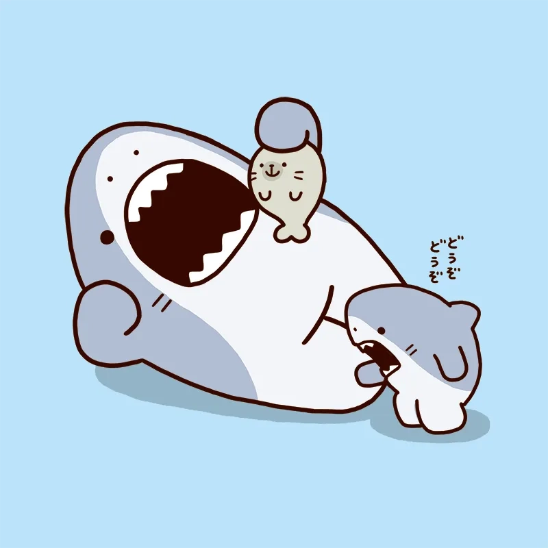 Là cá mập nhưng cũng có thể cực kỳ đáng yêu.