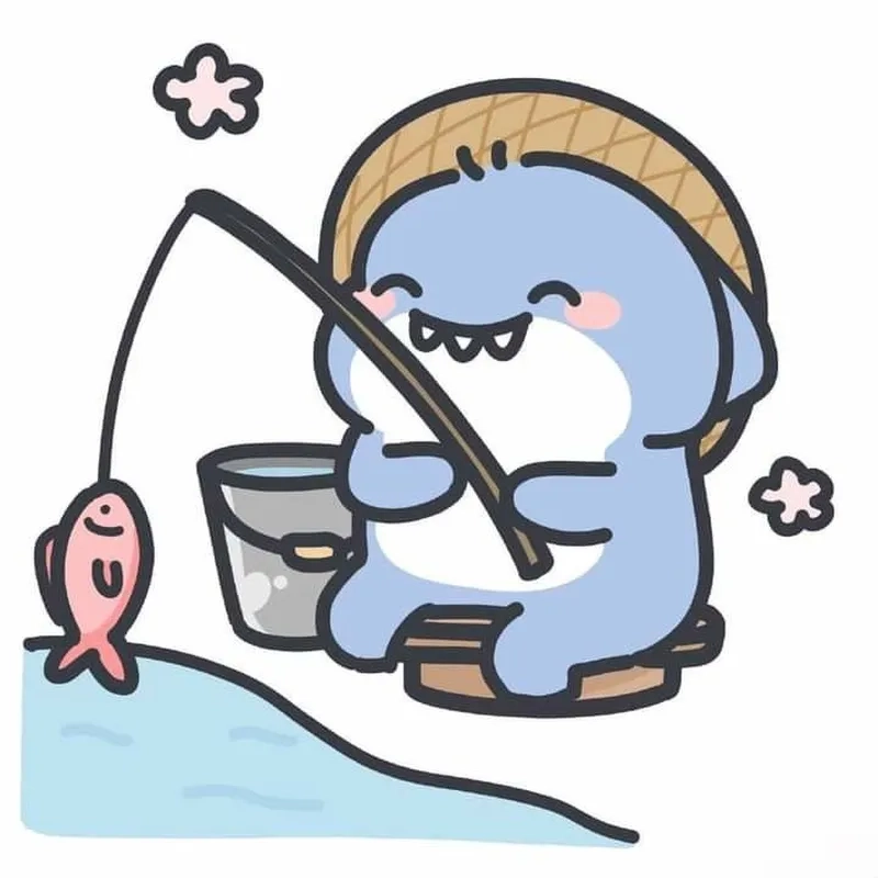 Cá mập cá mập pikachu kết hợp siêu dễ thương giữa hai thế giới.