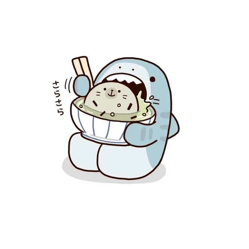 Cá mập mẹ đu đu dễ thương khiến ai cũng thích thú.