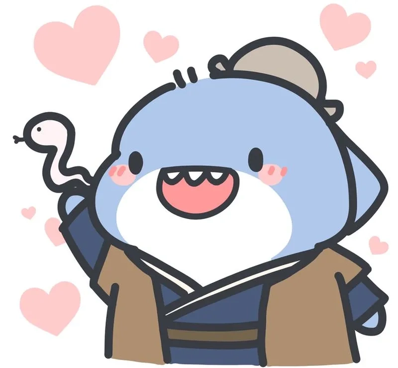 Cá voi meme to lớn nhưng cực kỳ đáng yêu và vui nhộn.