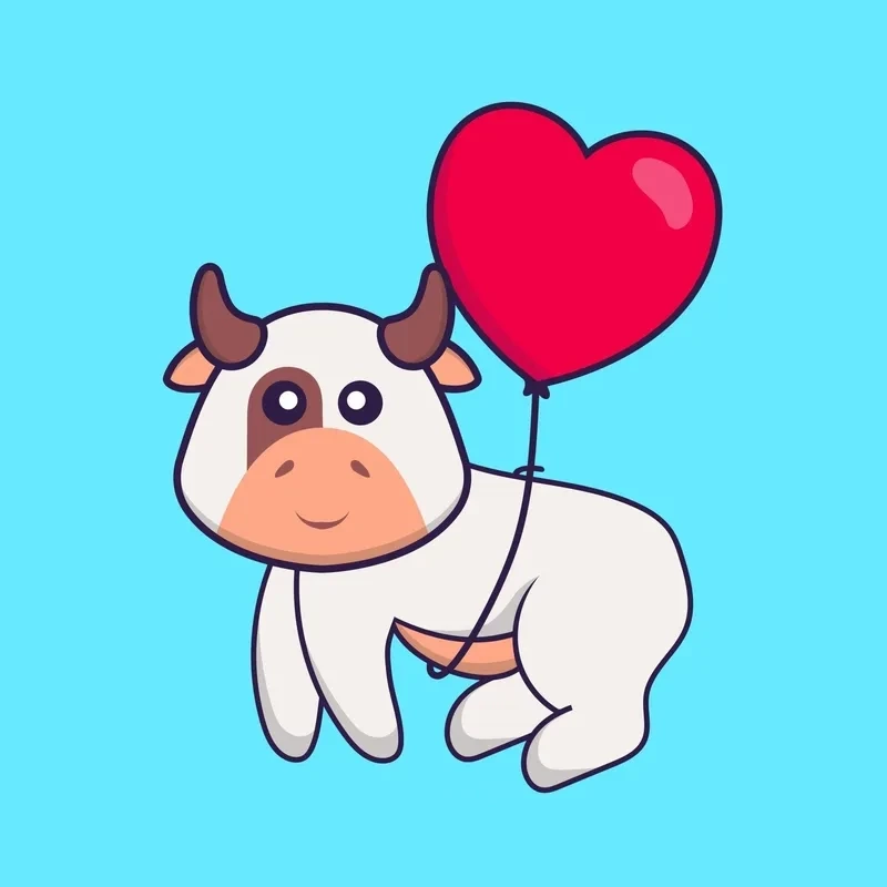 Bò đỏ meme độc đáo, ấn tượng ngay từ cái nhìn đầu tiên.