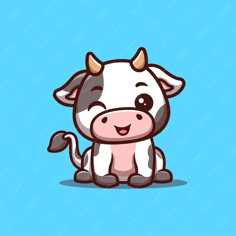 Meme con bò cười dễ thương, cực hợp để troll bạn bè.