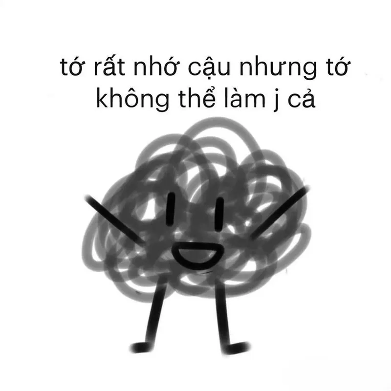 Meme nhớ ny đáng yêu, nhìn là muốn rep ngay.