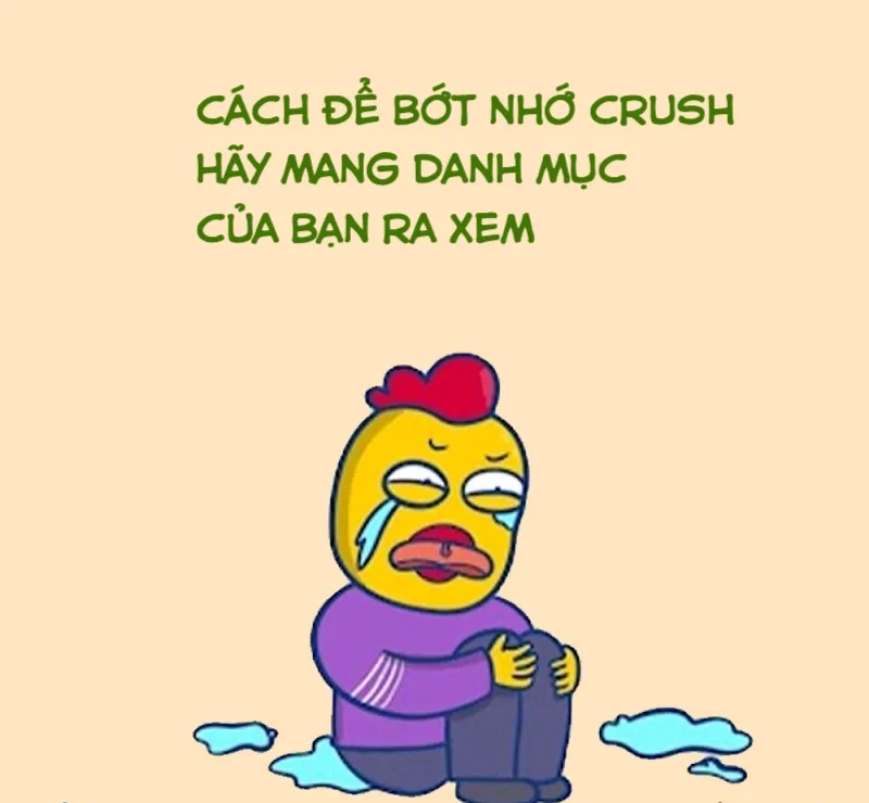 Ảnh meme nhớ em cực chất, nhìn là muốn gửi ngay.