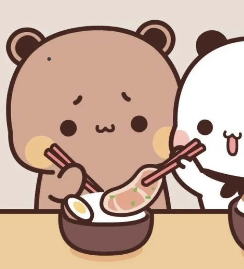 Nhớ ny meme ngọt ngào, bày tỏ tình cảm cực dễ thương.