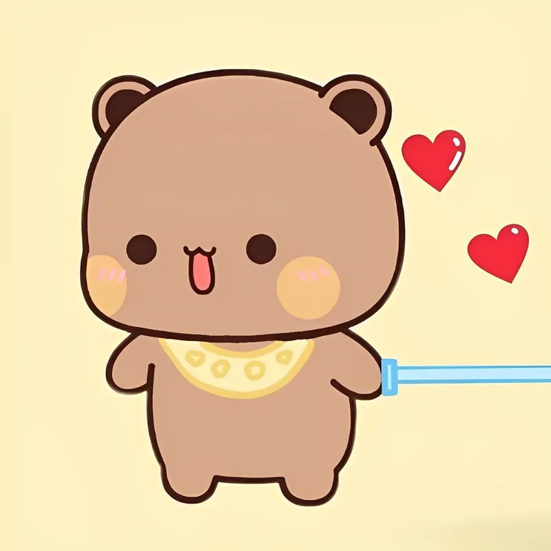 Meme nhớ anh quá thể hiện tình cảm siêu ngọt.