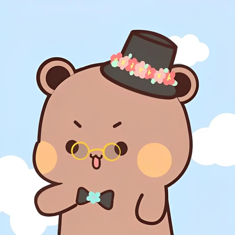 Meme anh nhớ em biểu cảm đáng yêu, nhìn là muốn ôm.