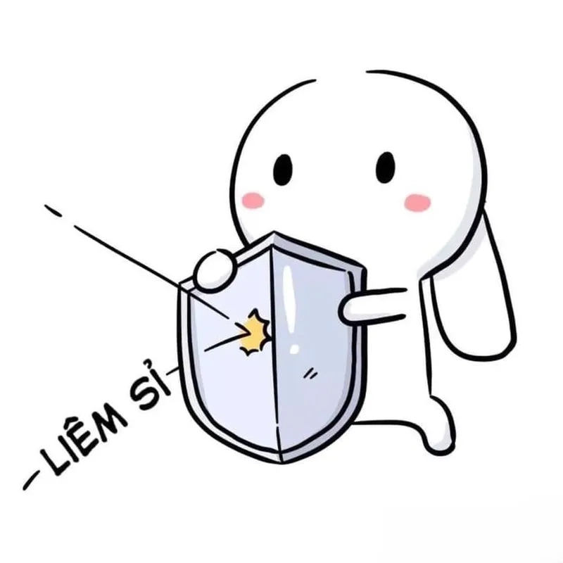 Con thỏ màu hồng meme đáng yêu, dễ thương không cưỡng lại được.