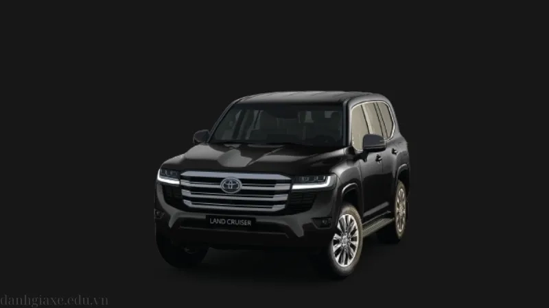 Xe Land Cruiser màu đen lịch lãm đẳng cấp